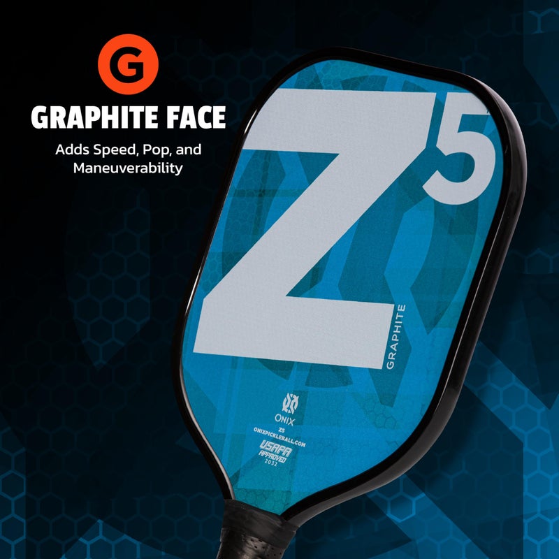 ONIX Graphite MOD Z5 Graphite Carbon Fiber Pickleball Paddles with Cushion Comfort Pickleball Paddle Grip - USA Pickleball Approved - Image 4